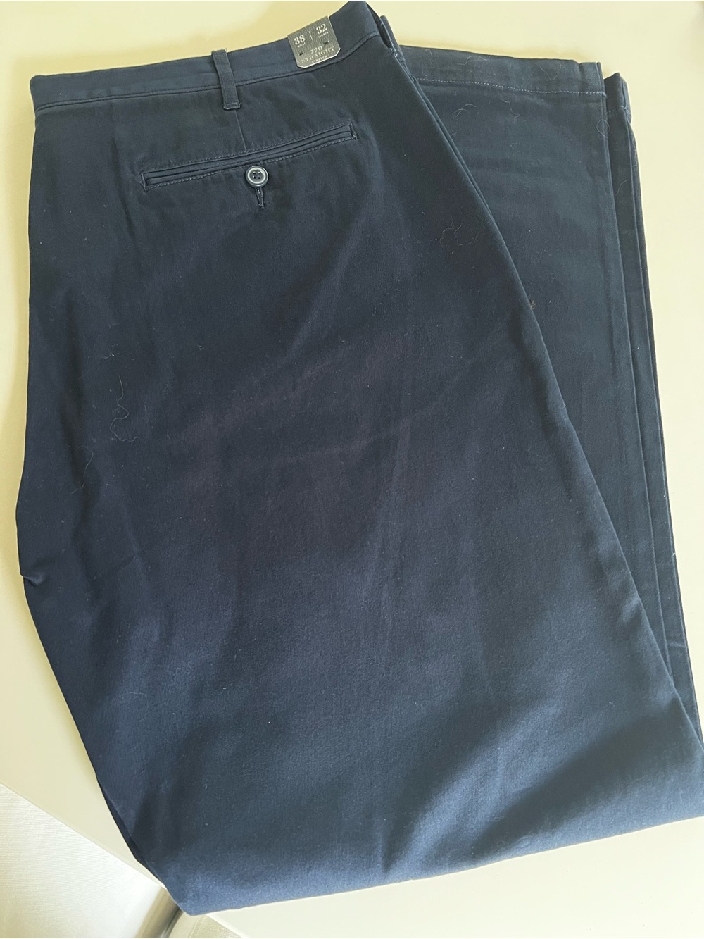 J. Crew Men's Classic Men’s Stretch Navy Chino 38 new with tags